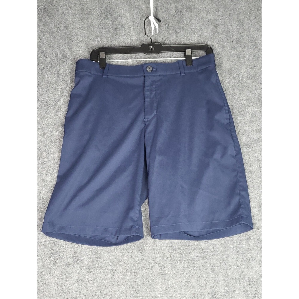 Nike Dri-FIT Golf Shorts Men 32 Navy Blue Standard Fit Stretch Lightweight Sport